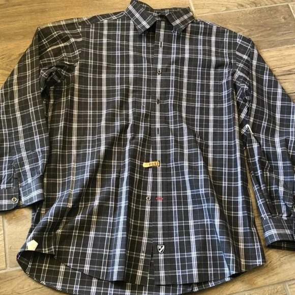 Daniel Cremieux collection long sleeve button front Shirt men's large - Picture 1 of 6